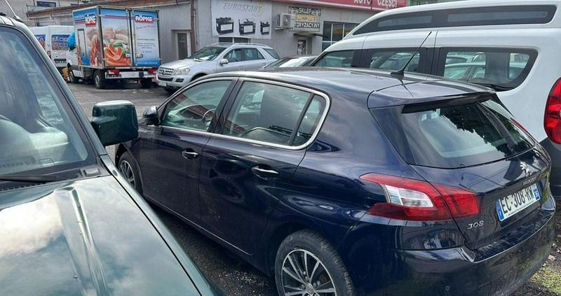 Peugeot 308 cena 24900 przebieg: 85374, rok produkcji 2016 z Syców małe 137